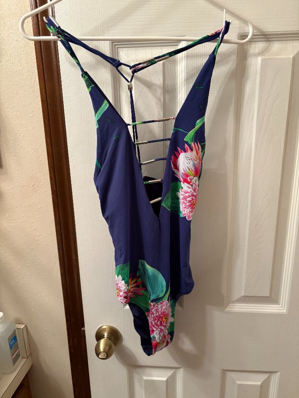 Tinibikini Bathing Suit One Piece Multi Color Size L